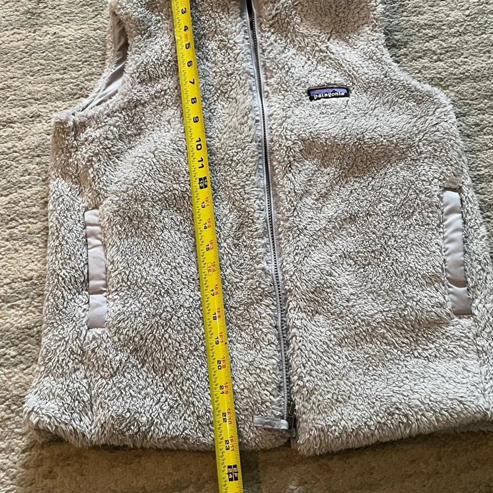 Patagonia Los Gatos grey fleece lined vest XS - Picture 6 of 7